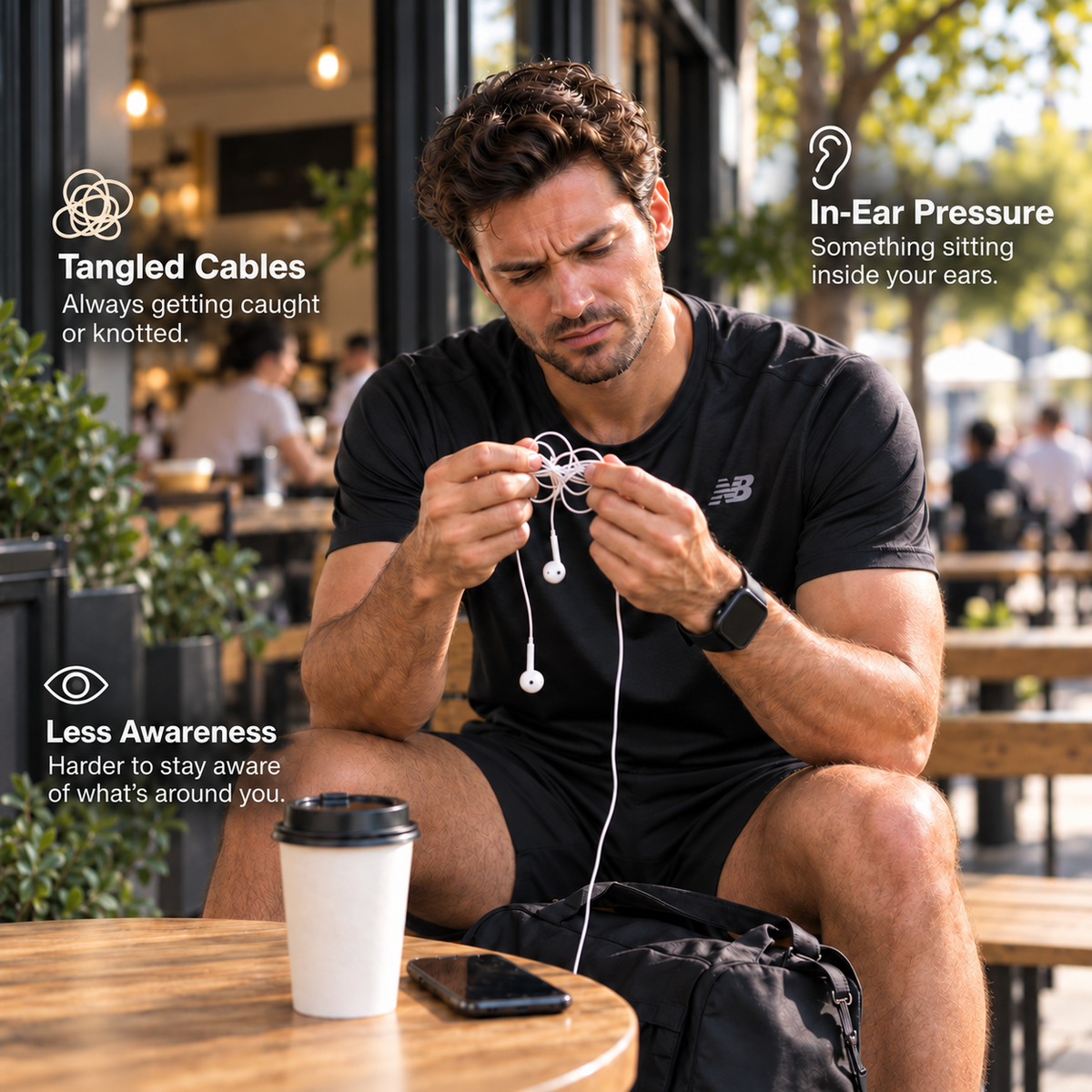 Normal headphones
